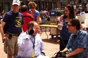 Michael (r) at Boston 2012 ADA